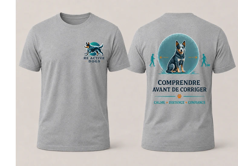 Tee-shirt Comprendre avant de corriger, recto et verso